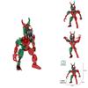 Red Green Monster Assembly Building Block For Kids Diy Creative Toy Gift For Children