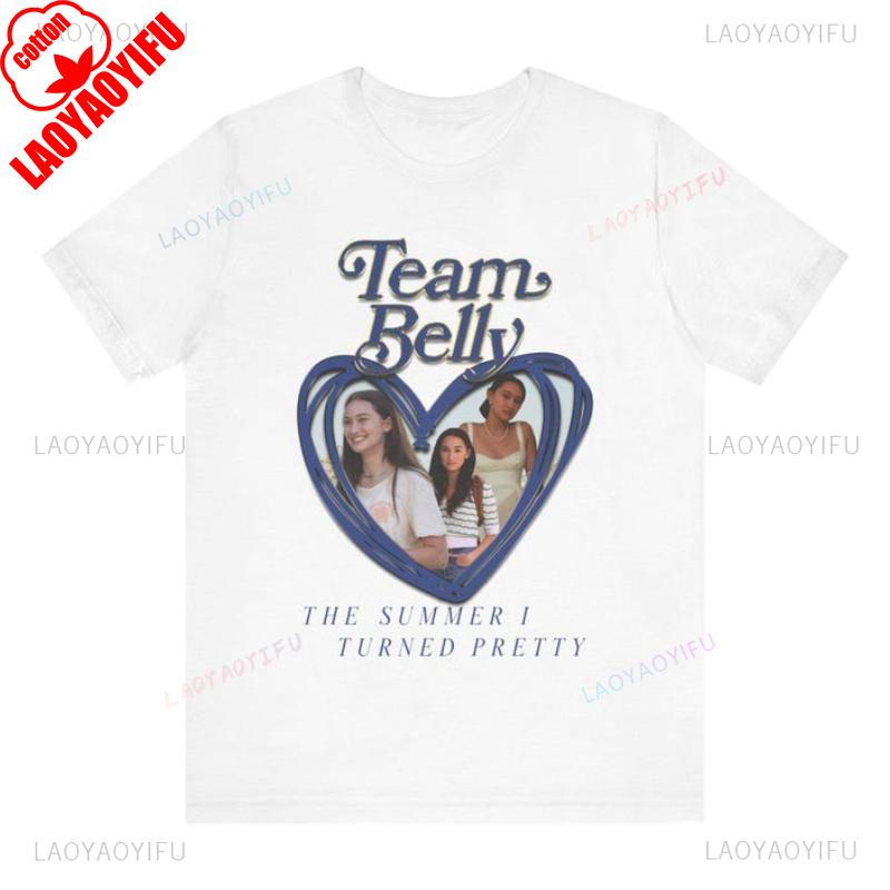 

The Summer I Turned Pretty Team Belly TShirt We Will Always Have Summer Vintage Movie Graphic T Shirts Women Unisex Cotton Tops S