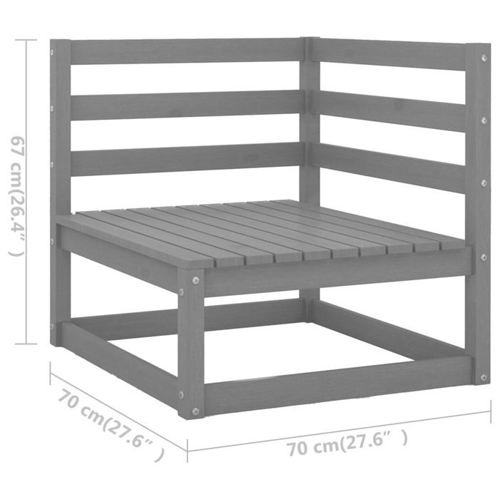VidaXL Canapé 2 Places de Jardin avec Coussins Sofa de Terrasse Canapé d'Extérieur Meuble de Terrasse Meuble d'Extérieur 805732