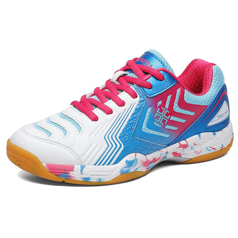 2025 Autumn New Badminton Shoes Men's Shoes Training Sports Shoes Mesh Shoes Wear-resistant Non-slip Tennis Shoes Rubber Sole