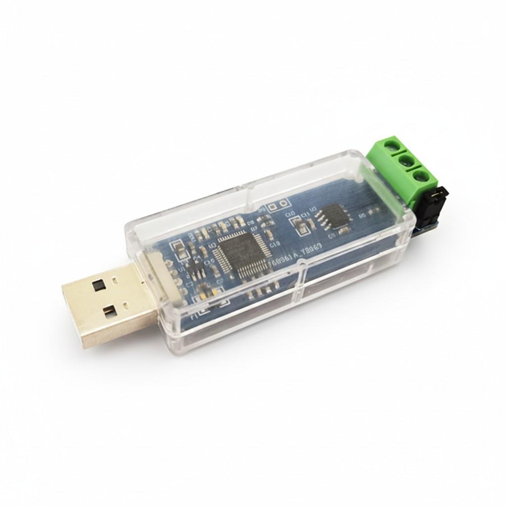 

Модуль USB до CAN (TJA1051T/3 Неізольована версія) Помічник налагодження CAN-шини Аналізатор CAN-шини 10*10*2 білий