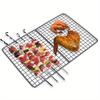 1 Confezione Barbecue Grill con Catena di Sospensione Cibo Carbone Carbonio Forno BBQ Campeggio All'aperto Picnic Stoviglie