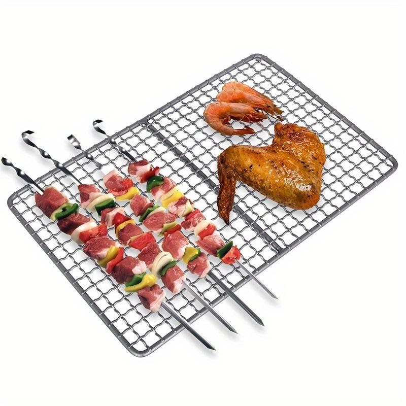 1Pack Barbecue Grill with Hanging Chain Food Charcoal Carbon BBQ Furnace Outdoor Camping Picnic Tableware