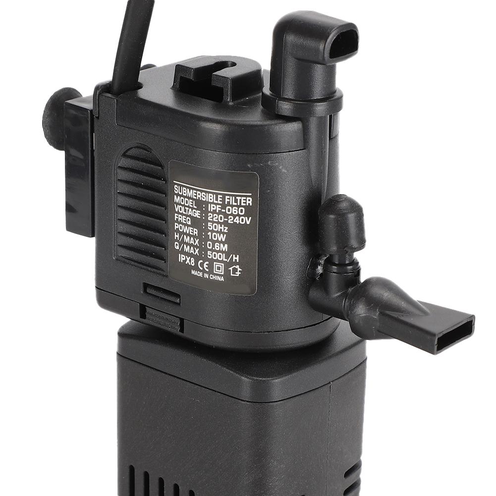 Quiet Submersible Aquarium Filter Pump 4 in 1 Fish ( 060 )