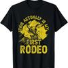 Das ist tatsächlich mein erstes Rodeo Texanische Cowboys Süßes Cowboy-T-Shirt