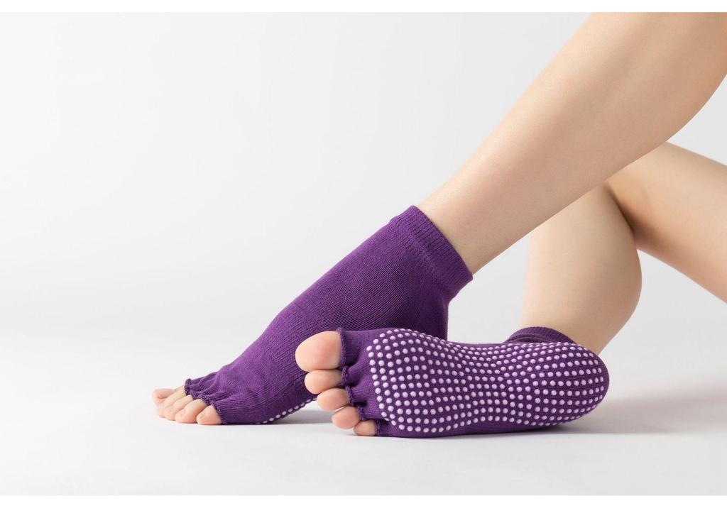 Women's Five-Finger Open-Toe Non-Slip Yoga Socks