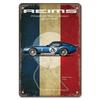 Vintage Metal Tin Signs Racing Car Plaque Decor F1 Racetrack Metal Poster Wall Art for Garage
