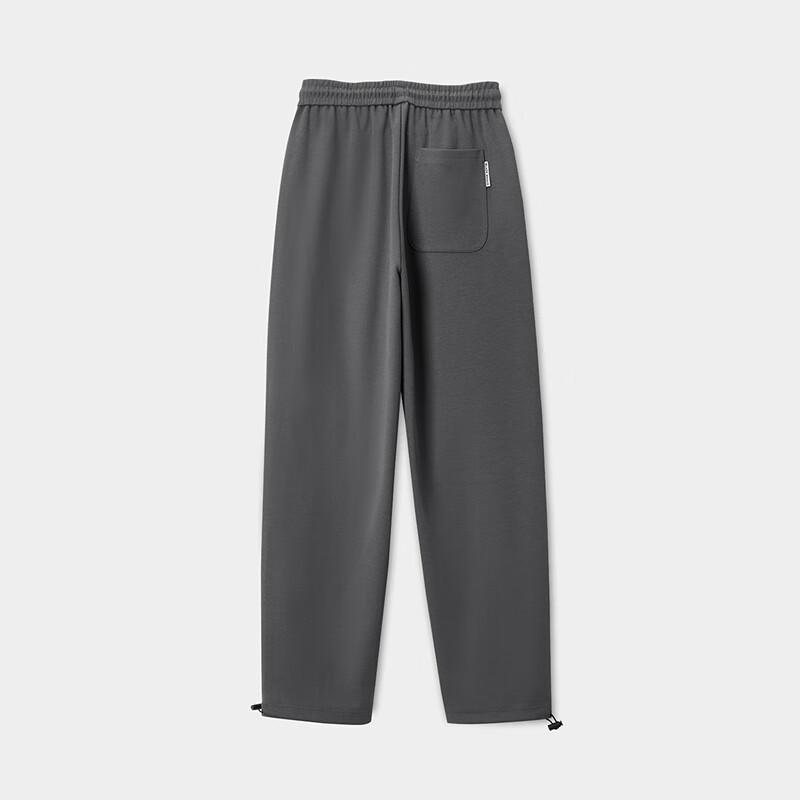 HLA Black Whale Men's Straight Casual Sweatpants