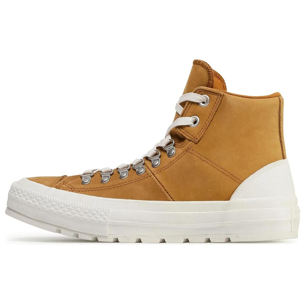 Converse Ctas Street Hiker Hi Comfortable Simple Non-Slip Wear-Resistant High-Top Skate Shoes Men Sneakers Brown 153667C