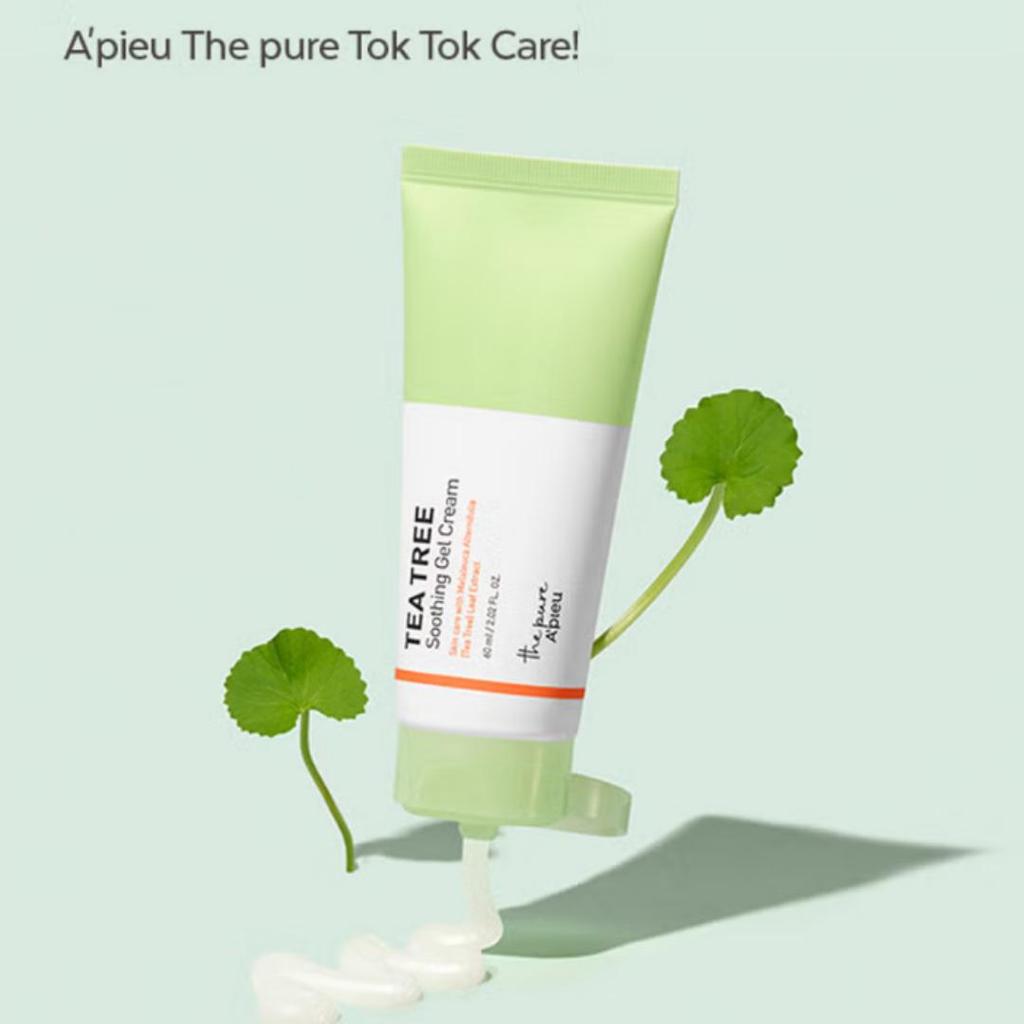 [A'pieu] [Daiso] Tea Tree Soothing Gel Cream 60ml