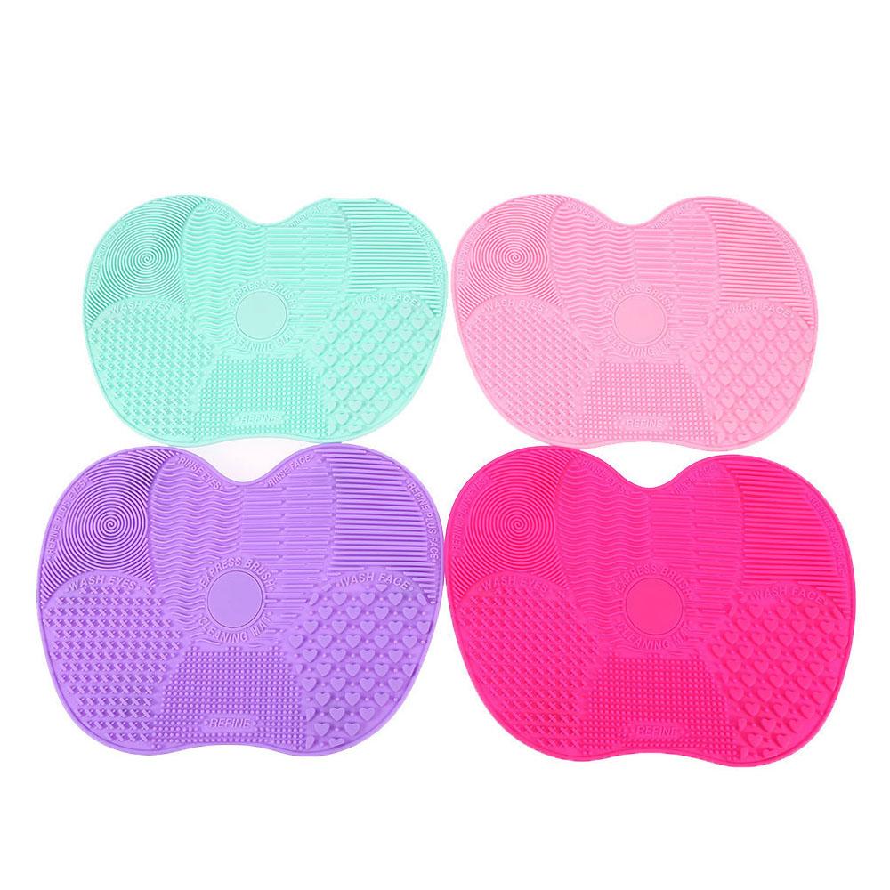 RANCAI 1Pcs Big Silicone Brush Cleaning Mat Make Up Brush Cleaner Brushes Cleanser Cosmetic Clean Tools For Eyes Face Brushes