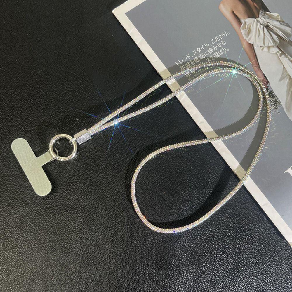 Bling Bling Phone Anti-lost Rope Crystal Hanging Cord Phone Case Chain Straps  Phone Accessories