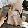 High Quality 100% Wool Scarf Women Men Autumn Australian Pure Wool Knitted Muffler Female Male Solid Simple Decorate Scarves