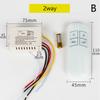 Digital Remote Control Light Switch Wireless On Off Switch For Light Bulb Chandelier 220V Rf433 1/2/3/4 Ways