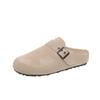 Fashion 2025 New Suede Shoes for Women Cork Footbed Sandals with Arch Support Fashion Nonslip Outdoor Beach Slippers Home Shoes