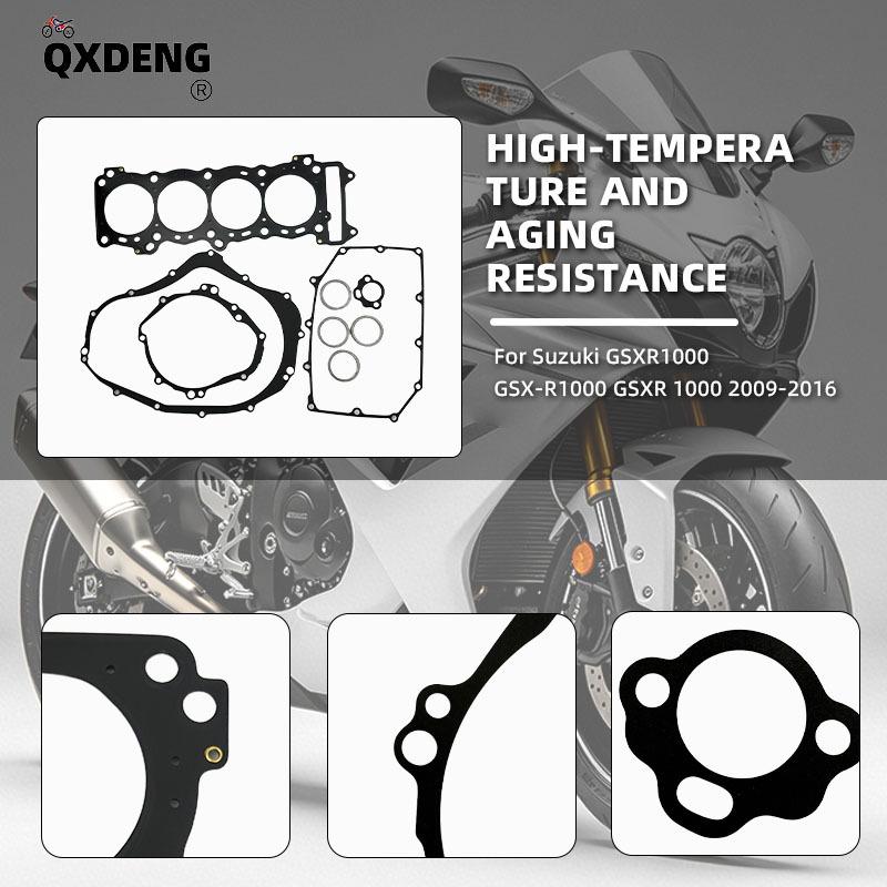 GSXR1000 Motorcycle Engine Cylinder Head Cover Gasket Kit For Suzuki GSX-R1000 GSXR 1000 2009-2016 K9 L1-L6 Engine Seal Gasket