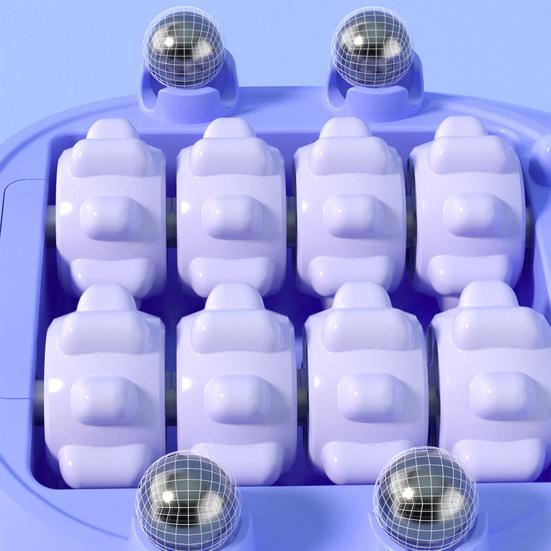 Rolo Massageador de Pés Acupressão Reflexologia Ferramenta para Alívio da Fascite Plantar Circulação Melhorada Ferramenta Portátil de Recuperação Muscular para Casa Escritório