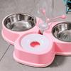 Dog Bowl Dogs Food Bowls Two-in-one Dog Feeders Bowl Butterfly Bowls for Cat Feeding Automatic Pet Water Container Pet Supplies