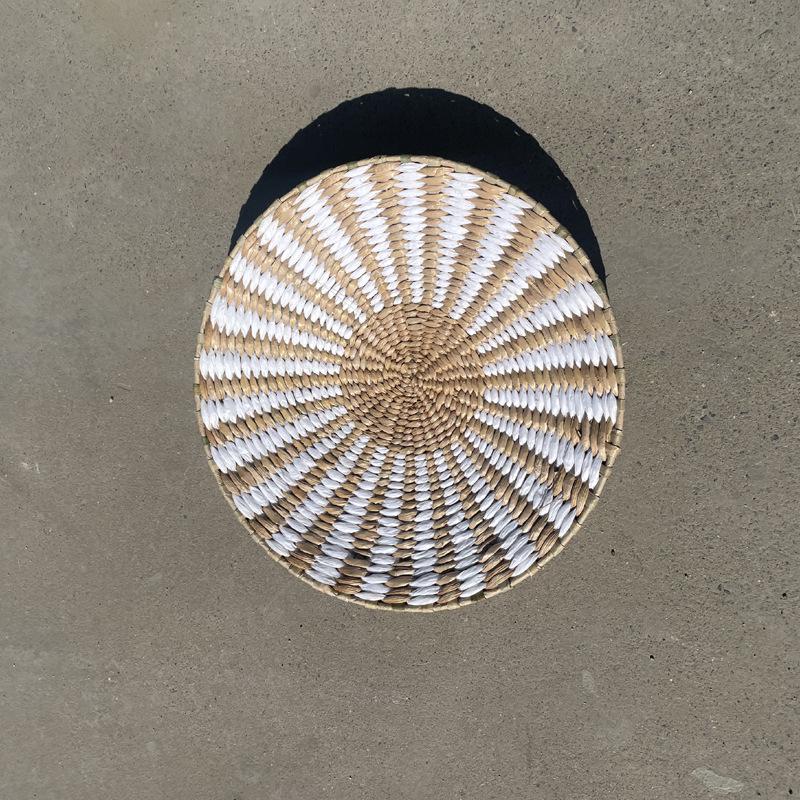 Nordic Straw Cattail Wall Art Ornament for Bedroom Decor