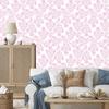 Wallpaper Flowers white and powder pink, clear detail 50x1000