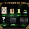 Halloween Decorations Indoor - Witch's Cauldron With Magical Bottles & Fog Maker, Floating Potion DIY, Party Decoration, Halloween Party Decor 50ml