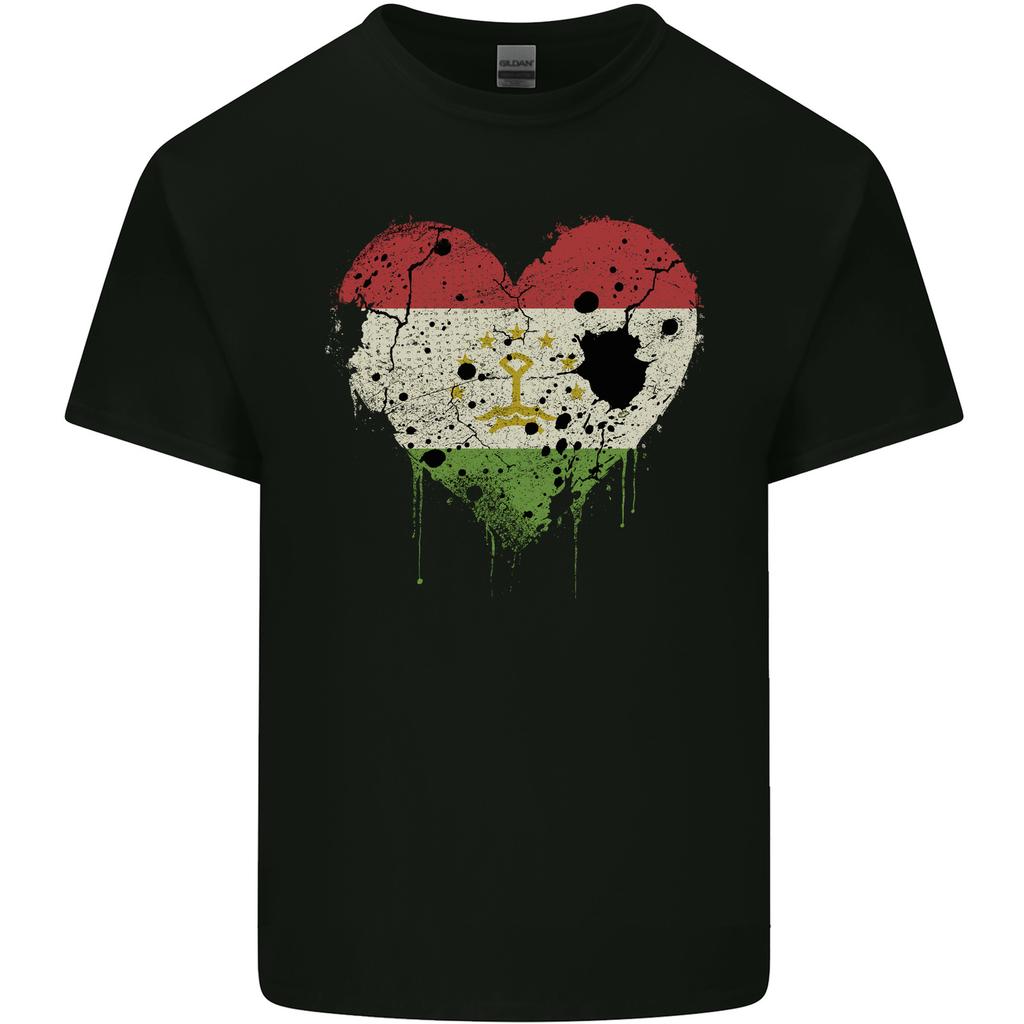 Love Tajikistan Flag Tajik Day Football Unisexs Light Cotton TShirt
