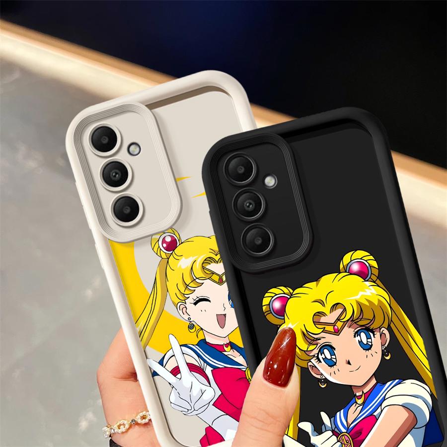 Phone Cover Case for Samsung Galaxy A56 A25 A26 A36 A24 A35 A52 A73 A22 A54 A55 A32 A21s Anime Sailor Moon