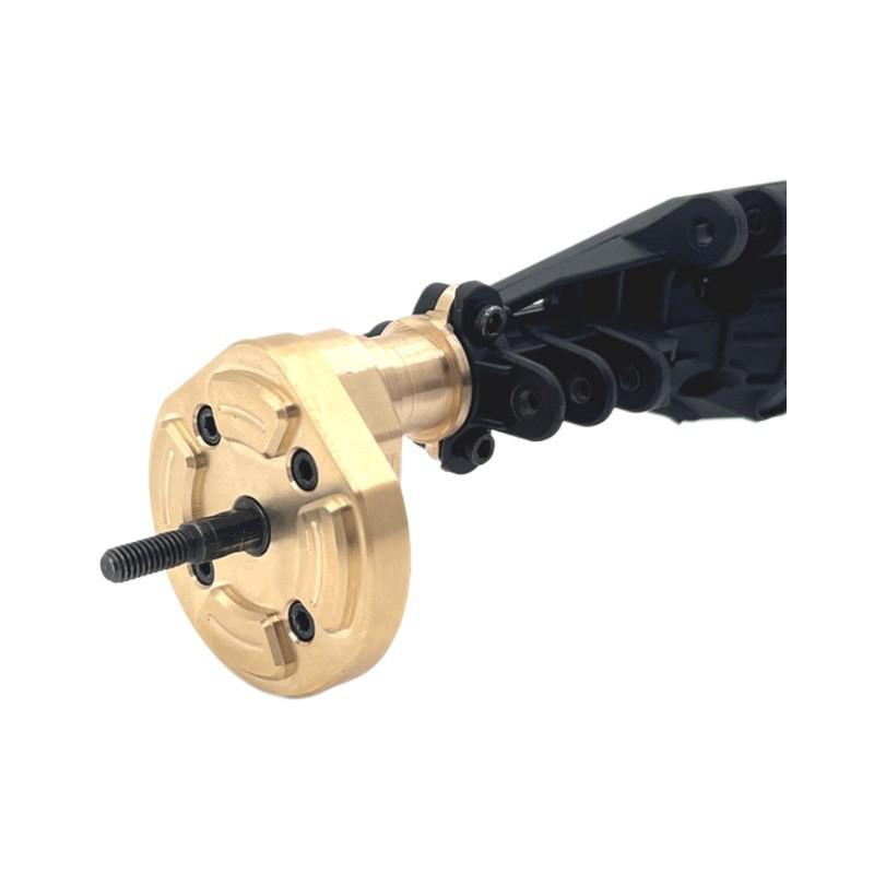 Meijiaxin Remote Control Car Brass Axle Counterweights & Gear Cover for 1/12 H12Y H12Y+ Models