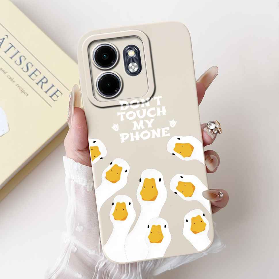 For Infinix Hot 50i Case Hot50i X6531 Lovely Rabbit Silicone Soft TPU Cover Fundas For Infinix Smart 9 Smart9 X6532 Phone Cases