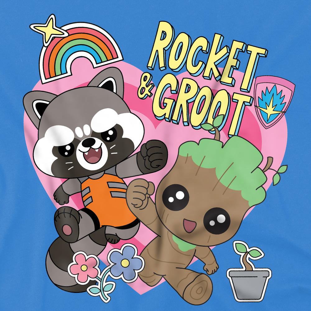 Guardians Of The Galaxy Childrens/Kids BFF Rocket & Groot T-Shirt