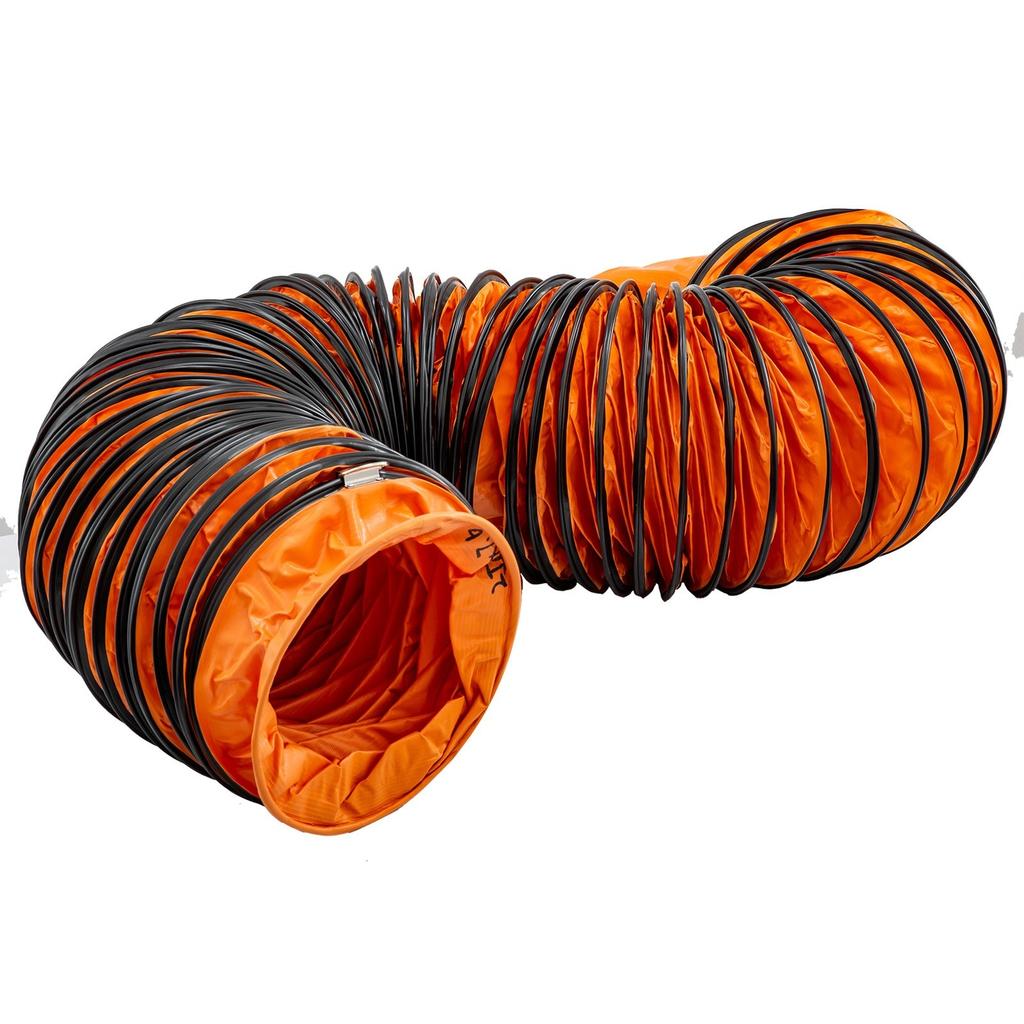 7,6 M/25 Fuß Flexibler PVC-Schlauch für Abluftventilator mit 250 mm/10" Durchmesser