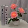 1PC LED Simulation Rose Night Light, Romantic Vase Dining Table, Cabinet, Countertop Decoration, Suitable for Family Living Room