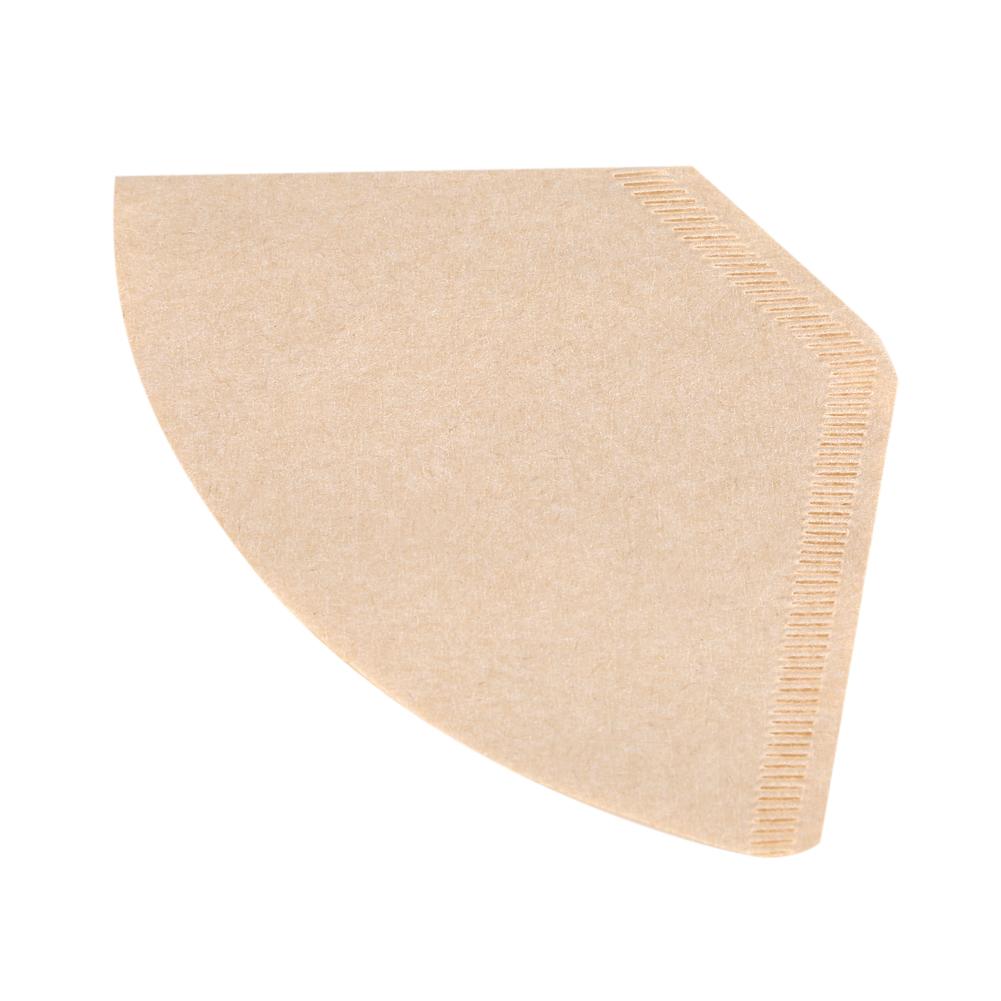 40 Stück ungebleichte natürliche Kegelform Tropfkaffeebecher Filterpapiere #102