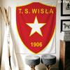 Wisła poster Wall Hanging Printed Fabric Blanket Decorative Tapestries for Bedroom Living Room Home Decor