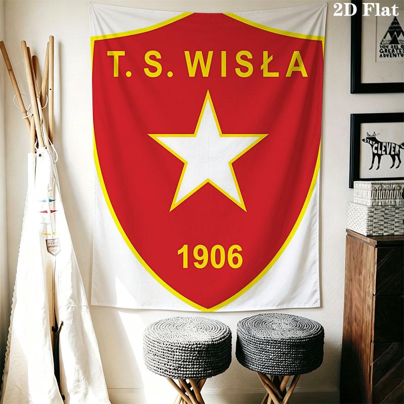Wisła poster Wall Hanging Printed Fabric Blanket Decorative Tapestries for Bedroom Living Room Home Decor