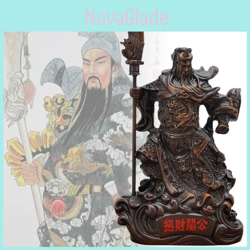 Elegant Resin Guan Yu Statue For Home Decor Perfect For Prosperity And Good Fortune