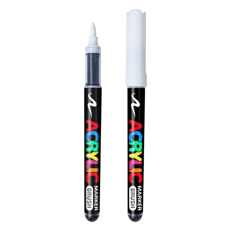 Fast Drying Highlighter Marker Pen Plastic Body Smooth Flow Tip Ideal For Artists And Craft Projects
