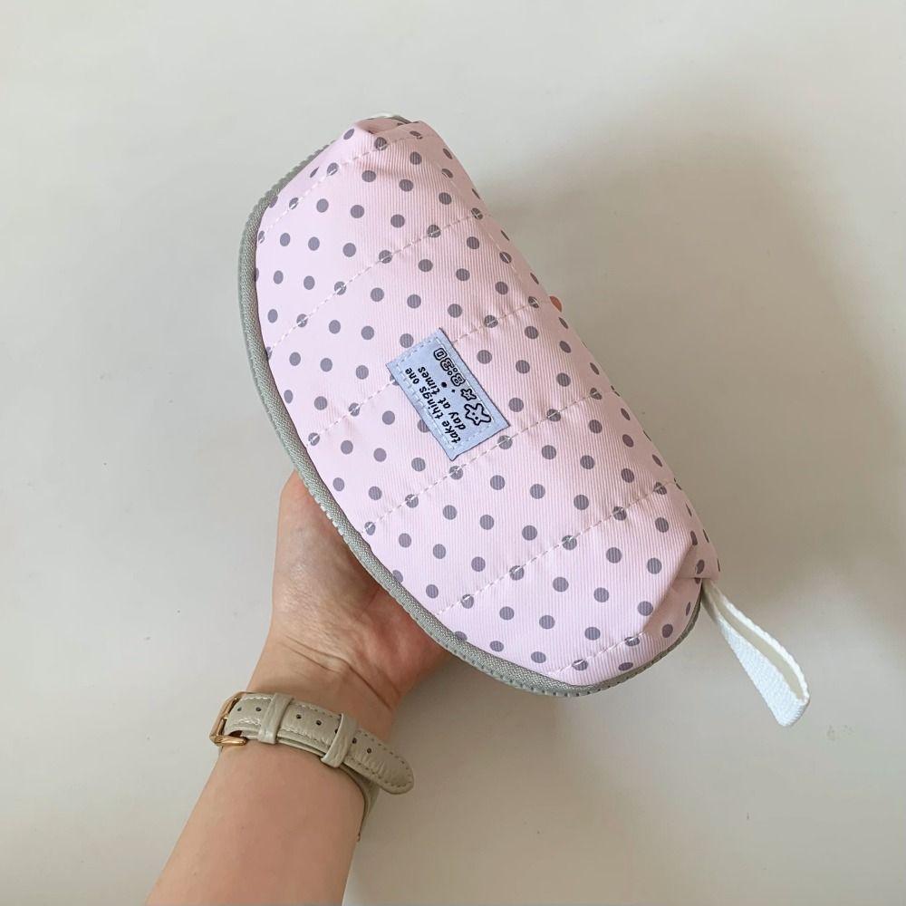 Large Capacity Pen Bag Multi-Layer Divided Cosmetic Pouch Korean Style Stationery Organizer School