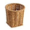 Large Capacity Imitation Rattan Storage Bucket Plastic Pen Holder  Hotel Restaurant Use