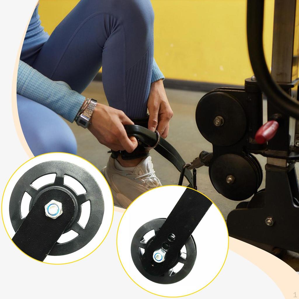 Swivel Pulley ,Fitness Cable System Men Women, Easy To Use Portable Home Strength Equipment