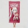 Anime cute I-Izumi S-Sagiri Towel Drying Bath Towel Applicable To Light Swimming Camping Yoga Beach Out