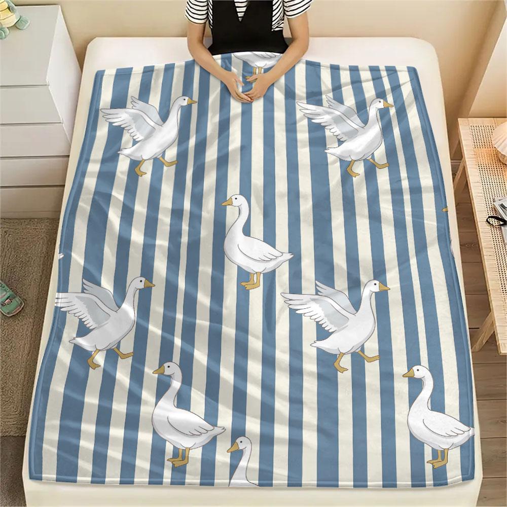 1PC Coffee Lemon Printed Flannel Blanket Suitable For All Seasons for Lunch Break Warmth and Comfort Ideal Gift Gifts