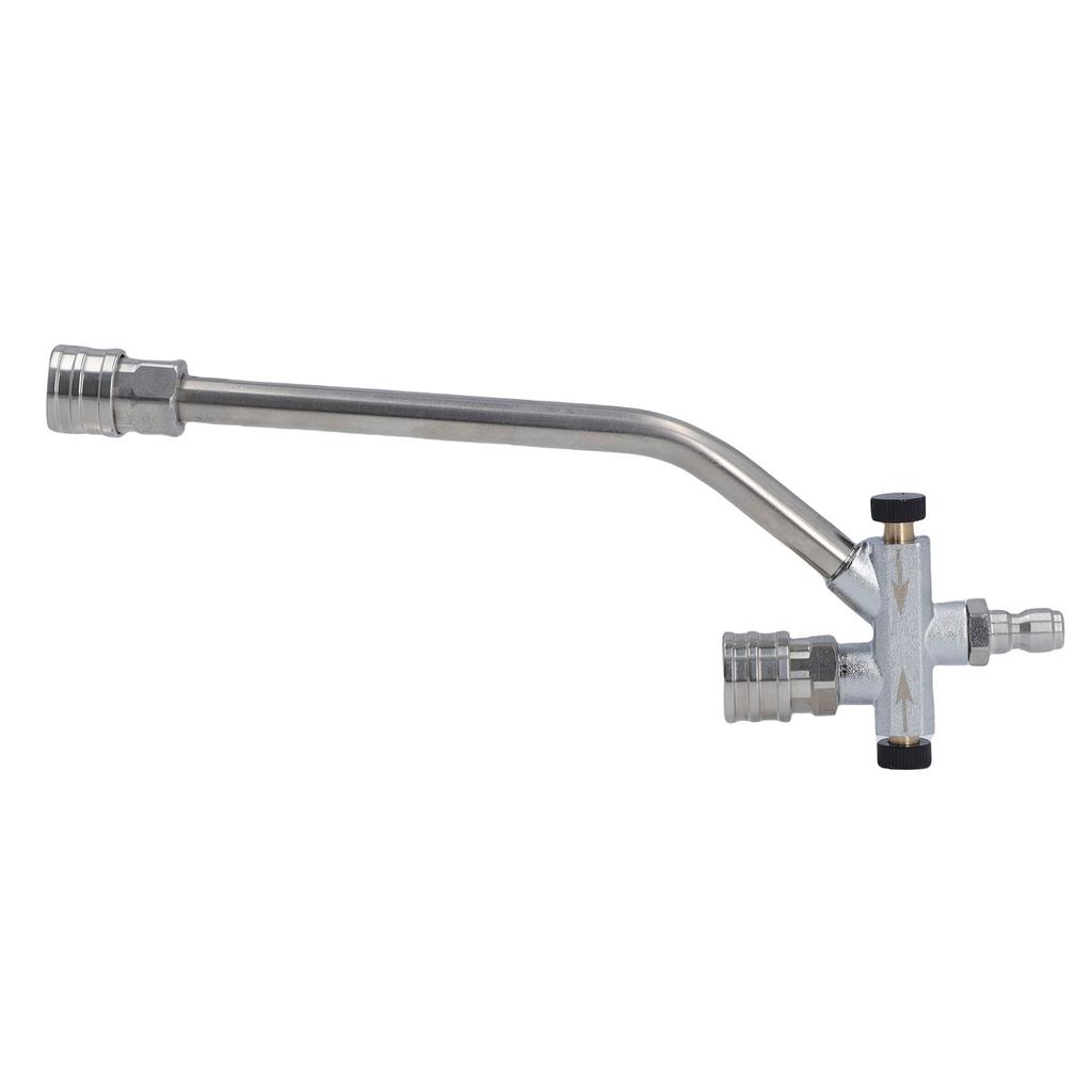 Foam Cannon Dual Connector Accessory Pressure Washer Double Tip Attachment 1 4in Quick Connect with 7 Sprayer Nozzles