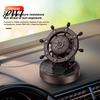 Solar Power Car Aromatherapy 360 Degree Rotation Air Freshener Eco-Friendly Accessories Interior Creative Helm Shape Auto Purifier Fragrance