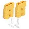 2PCS 50A Battery Connector 600V Lightweight Design Quick Disconnection Plug Quick Connect Disconnec Automotive Battery