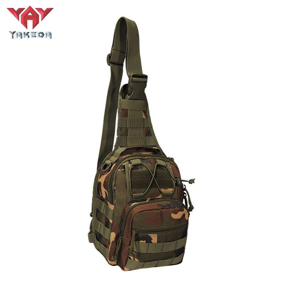 YAKEDA Cycling Bag Camouflage Sports Small Chest Bag,single Shoulder Diagonal Cross Outdoor Training Fishing Bag, Luya Waist Bag