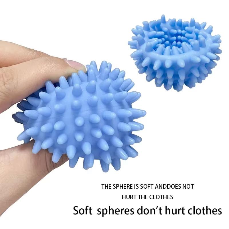1/6pcs Laundry Balls Reusable PVC Solid Cleaning Ball for Remove Dirt Anti-Winding Household Washing Machine Cleaning Tools