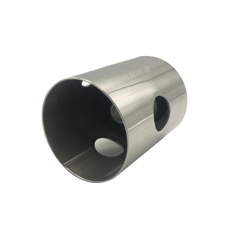 Stainless Steel Cup-Shaped Bubbling Fountain Nozzle for Landscape Design