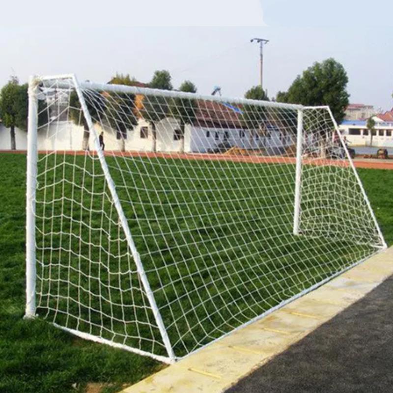 1 pz Rete da Calcio Rete da Calcio a Grandezza Naturale Per Pali da Calcio Allenamento Sportivo Junior 1,8m*1,2m 3m*2m 7,3*2,4m Rete da Calcio
