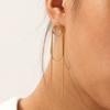 Luxury Tassel Earrings Hypoallergenic Titanium Steel Women's Earrings Fade Resistant Elegant Dangle Earrings